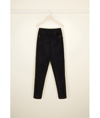 Corduroy carrot trousers en linge