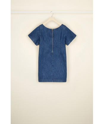 Bow Detail Dress - Indigo Blue Pearls chez Cornerstreet bien 