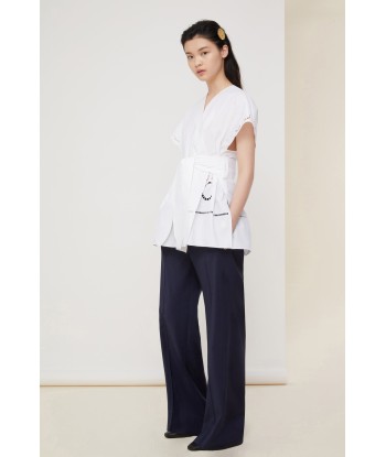 Summer wool sailor trousers Dans la société mordern