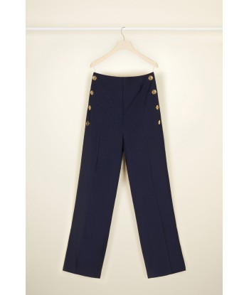 Summer wool sailor trousers Dans la société mordern