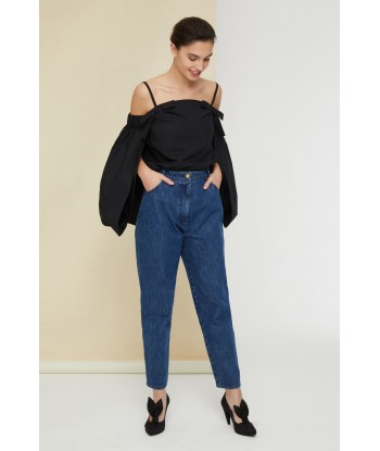 Cold-shoulder cape poplin top à prix réduit toute l'année