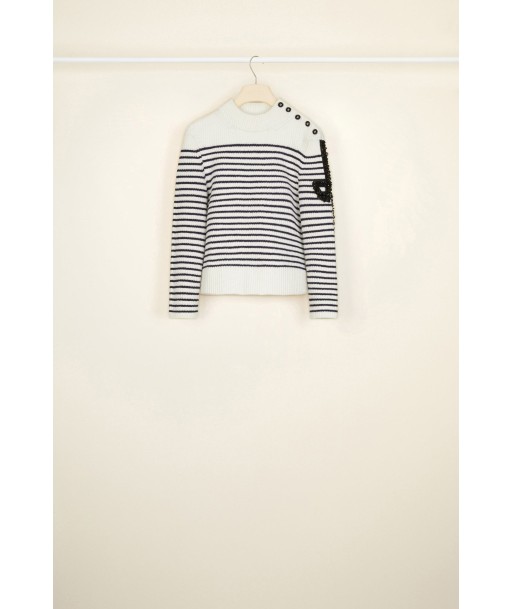 Iconic jewelled Breton jumper en ligne