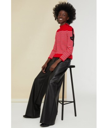 Iconic faux leather trousers online