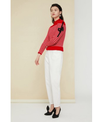 Iconic jewelled Breton jumper de pas cher