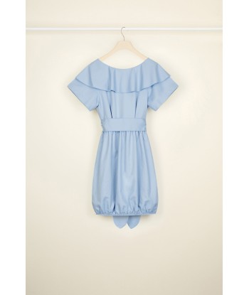 Wrap back cotton bubble dress Paris Déstockage Promo