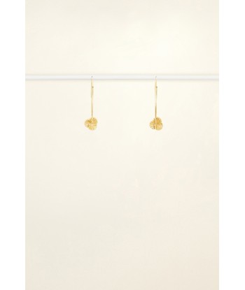 Mandarine brass hoop earrings le concept de la Pate a emporter 