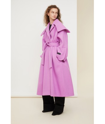 Belted cashmere and wool blend coat Amélioration de cerveau avec