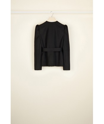 Cropped tricotine wool jacket vous aussi creer 