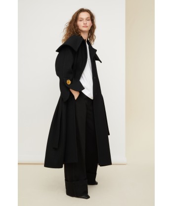 Belted cashmere and wool blend coat Comparez plus de prix