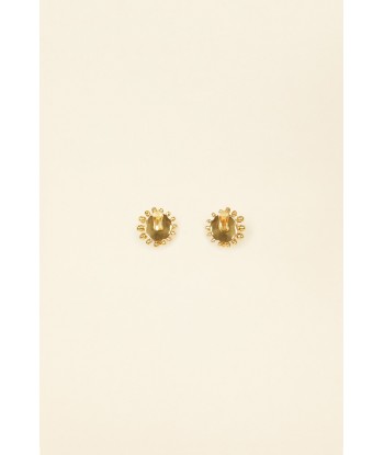 Cage brass clip-on earrings livraison et retour toujours gratuits