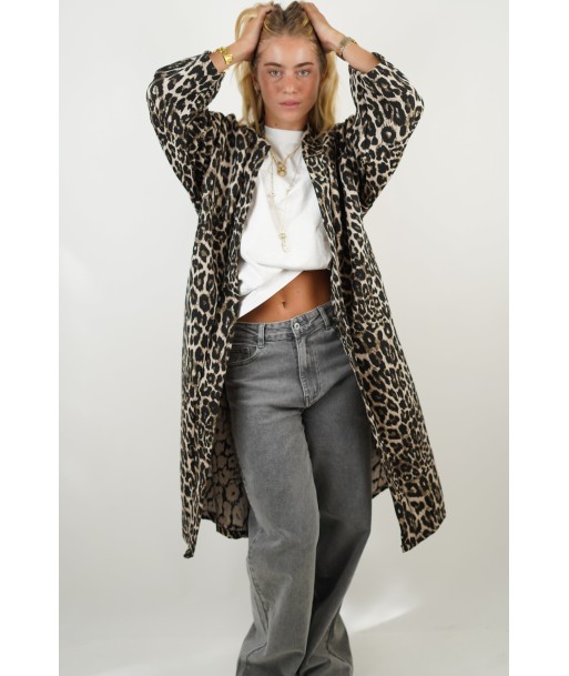 Long leopard jacket sur le site 