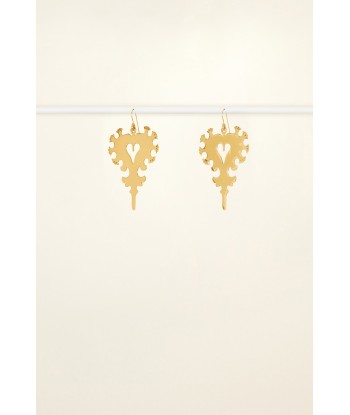 Arlésienne brass earrings Comparez et commandez 