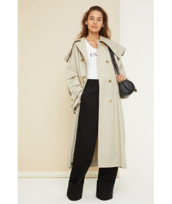 Signature trenchcoat in organic cotton pas cher 