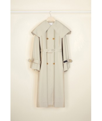 Signature trenchcoat in organic cotton pas cher 