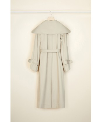 Signature trenchcoat in organic cotton pas cher 