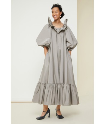 Maxi dress in eco-friendly faille Venez acheter