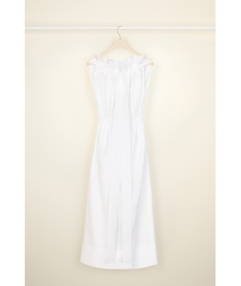 Grosgrain dress in organic cotton poplin acheter