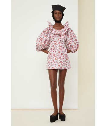 Printed mini dress in organic cotton sur le site 