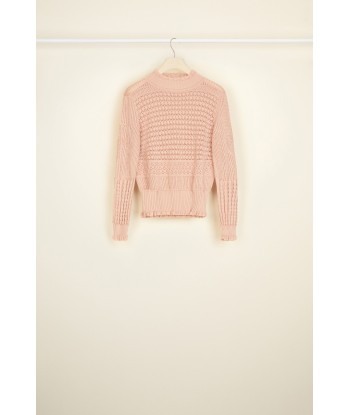 Crochet jumper in organic cotton ouvre sa boutique