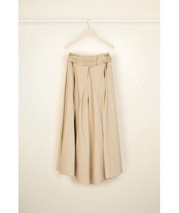 Cotton gabardine culottes in organic cotton Voir les baskets