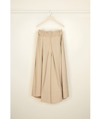 Cotton gabardine culottes in organic cotton Voir les baskets