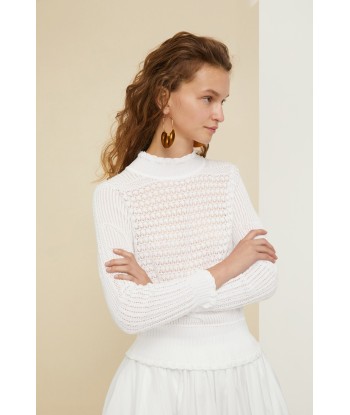 Crochet jumper in organic cotton votre restaurant rapide dans 