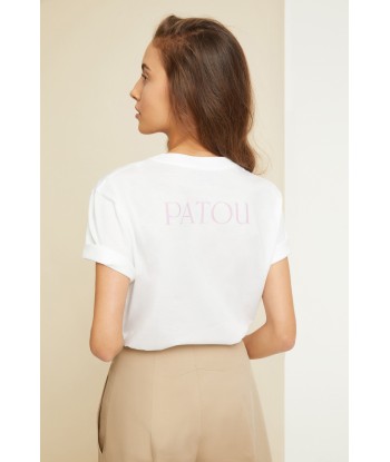 Embellished logo T-shirt in organic cotton Toutes les collections ici