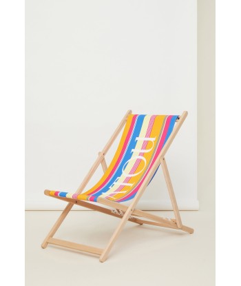 Striped deckchair in organic cotton 2023