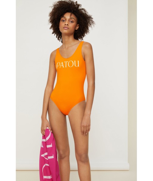 Low back one-piece swimsuit Fin de série