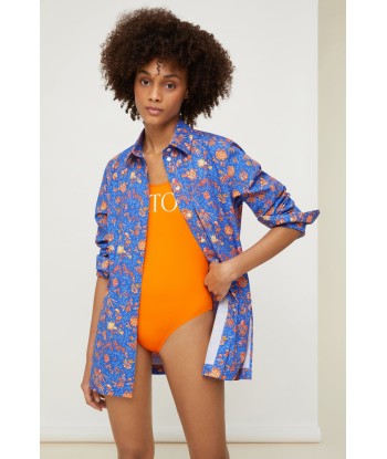 Low back one-piece swimsuit Fin de série