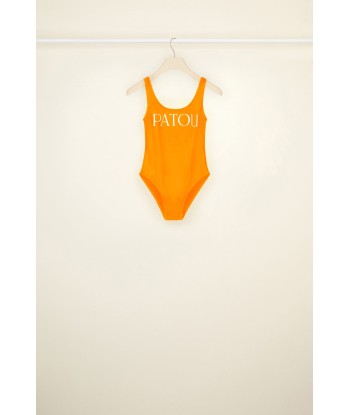 Low back one-piece swimsuit Fin de série