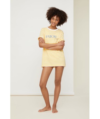 Patou Plage striped t-shirt in organic cotton pas cher 