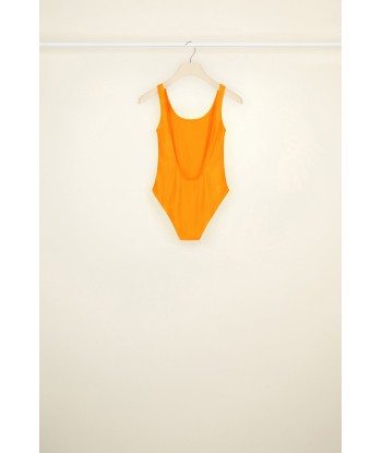 Low back one-piece swimsuit Fin de série