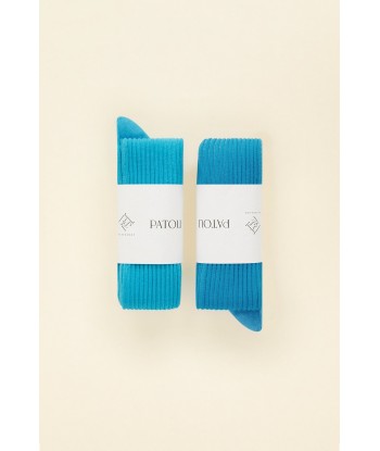 Pack of two pairs of organic cotton blend socks sélection de produits