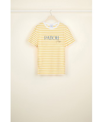 Patou Plage striped t-shirt in organic cotton pas cher 