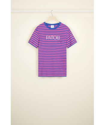 Patou Plage striped t-shirt in organic cotton votre