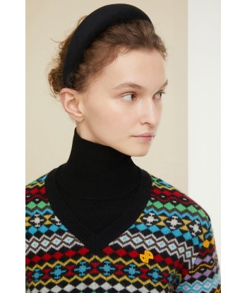 Padded headband in organic tweed d'Europe débarque