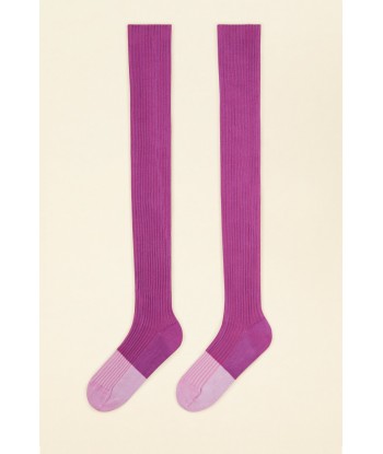 Pack of two pairs of organic cotton blend socks soldes