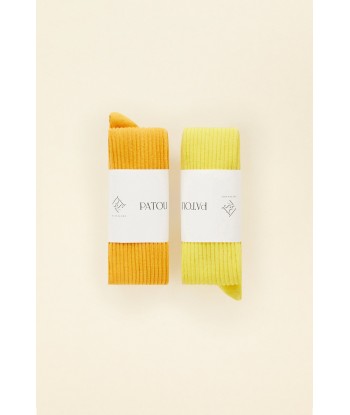 Pack of two pairs of organic cotton blend socks Comment ça marche