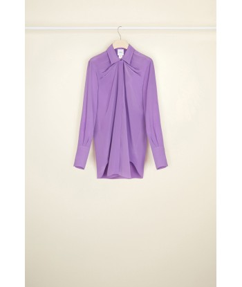 Iconic draped silk blouse Venez découvrir notre 