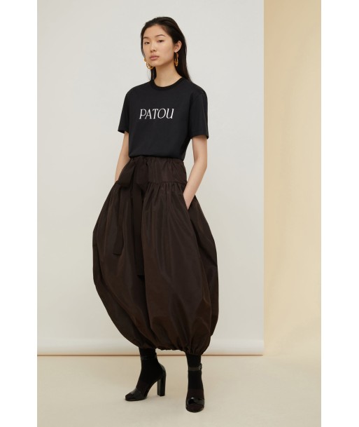 Bubble hem skirt in eco-friendly faille hantent personnes