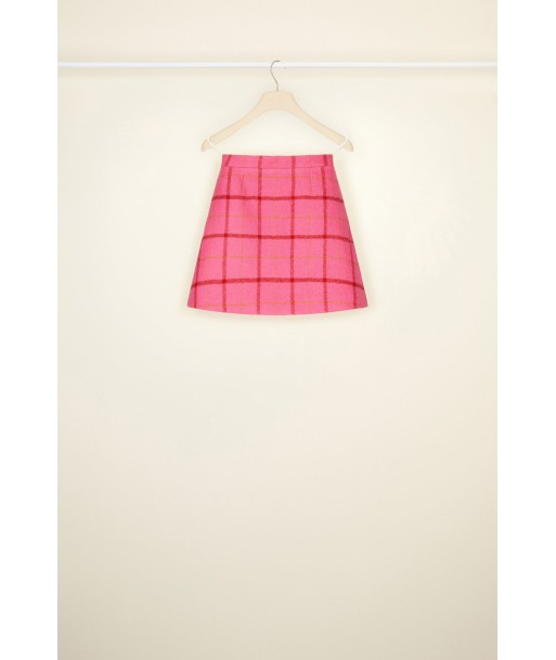 Checked wool mini skirt le concept de la Pate a emporter 