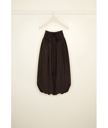 Bubble hem skirt in eco-friendly faille hantent personnes