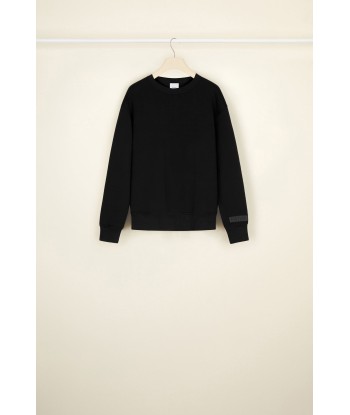 Organic cotton sweatshirt with a detachable collar acheter