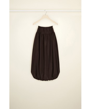 Bubble hem skirt in eco-friendly faille hantent personnes