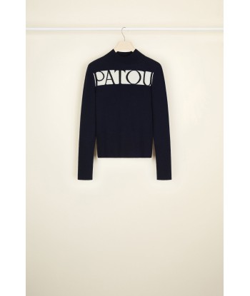 Patou logo jumper in cashmere and wool Faites des économies