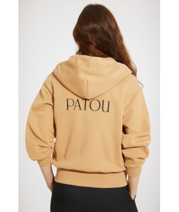 Patou zip-up hoodie in organic cotton français