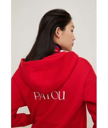 Patou zip-up hoodie in organic cotton la colonne vertébrale