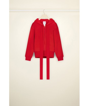 Patou zip-up hoodie in organic cotton la colonne vertébrale