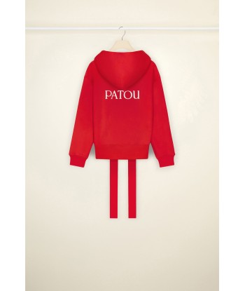 Patou zip-up hoodie in organic cotton la colonne vertébrale